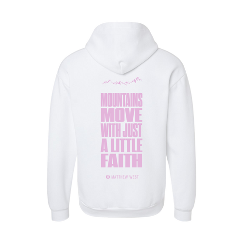 Don't Stop Praying Hoodie White