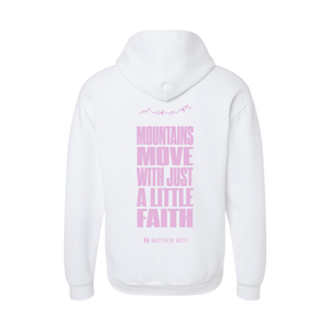 Don't Stop Praying Hoodie White