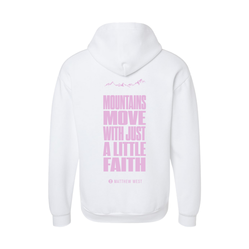 Don't Stop Praying Hoodie White