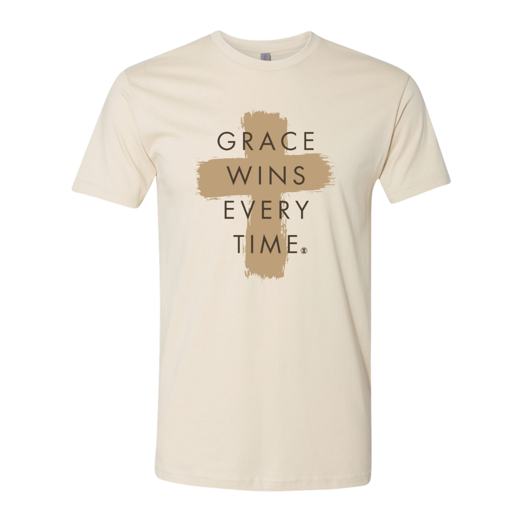 Grace Wins Neutral Tee