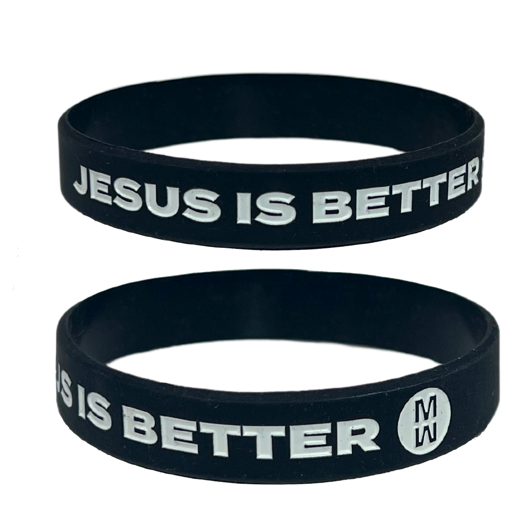 Jesus Is Better Silicone Bracelet