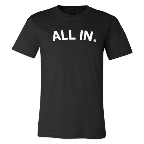 All In Block Text Tee