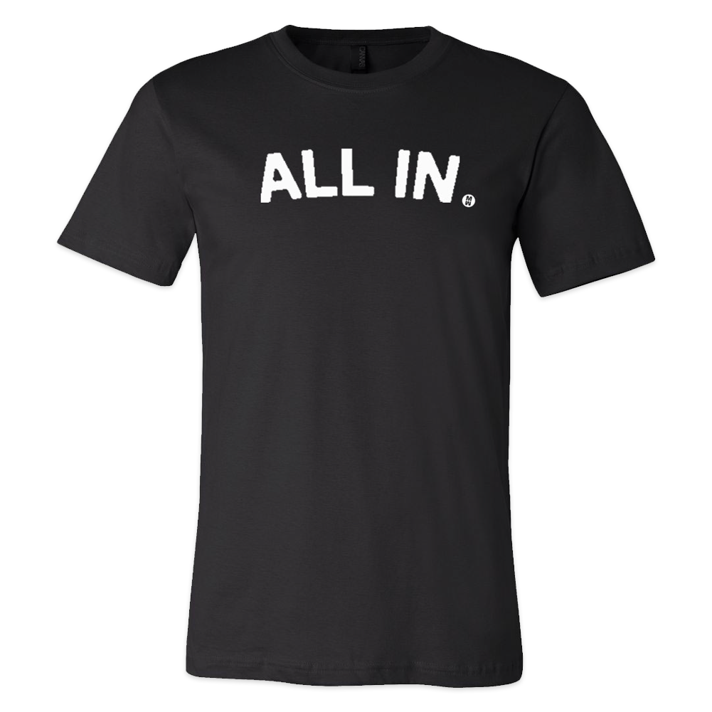 All In Block Text Tee