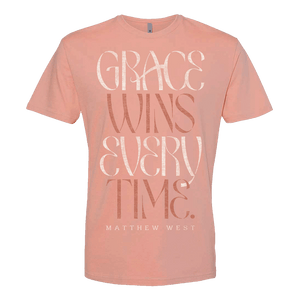 Grace Wins Every Time Pink Ladies Tee