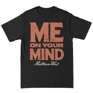 Me On Your Mind Black & Red Tee